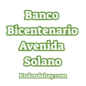 Banco Bicentenario Avenida Francisco Solano López|Banco Bicentenario Avenida Solano López