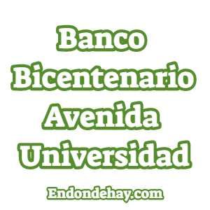 Banco Bicentenario Avenida Universidad