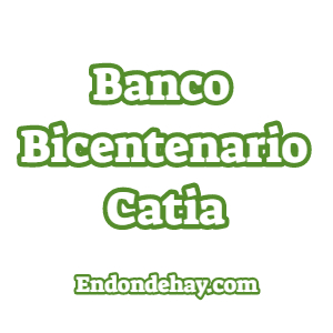 Banco Bicentenario Catia