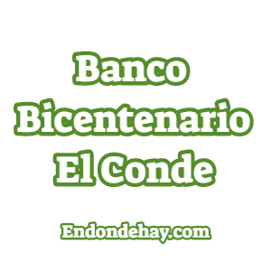 Banco Bicentenario El Conde