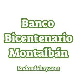 Banco Bicentenario Montalbán