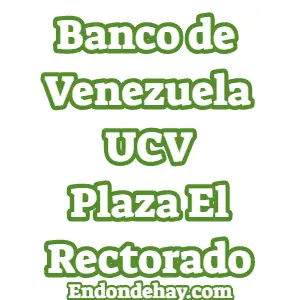 Banco de Venezuela Campus UCV Plaza El Rectorado