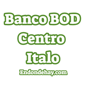 Banco BOD Centro Italo