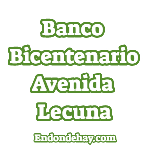 Banco Bicentenario Avenida Lecuna