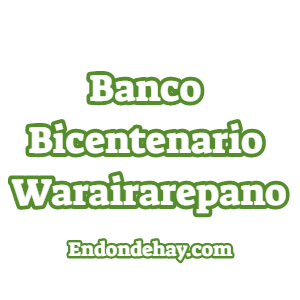 Banco Bicentenario Warairarepano Estación Maripérez