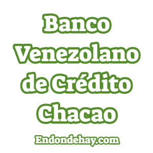Banco Venezolano de Crédito Chacao