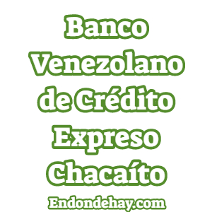 Banco Venezolano de Crédito Expreso Chacaíto