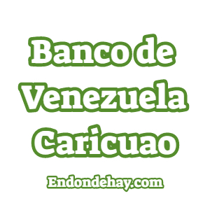 Banco de Venezuela Caricuao La Hacienda