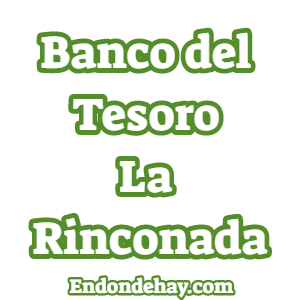 Banco del Tesoro La Rinconada