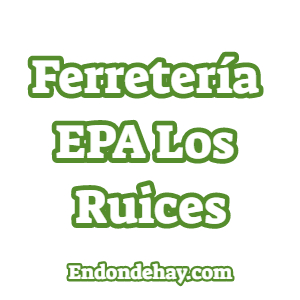 Ferretería EPA Los Ruices Poster