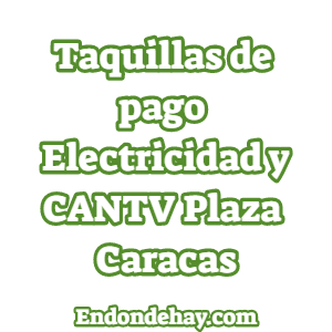 Taquillas de pago Electricidad y CANTV Plaza Caracas