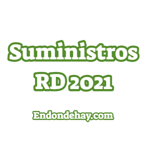 Suministros RD 2021
