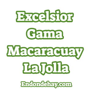 Excelsior Gama Macaracuay La Jolla