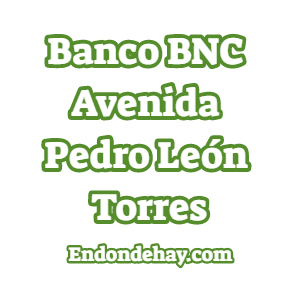 Banco Nacional de Crédito BNC Avenida Pedro León Torres|Banco BNC Avenida Pedro León Torres