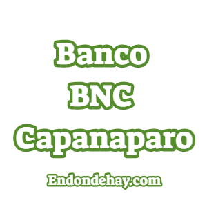 Banco Nacional de Crédito BNC Capanaparo|Banco BNC Capanaparo