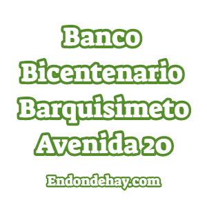 Banco Bicentenario Barquisimeto Avenida 20