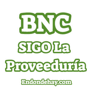Banco Nacional de Crédito BNC SIGO La Proveeduría