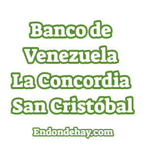 Banco de Venezuela La Concordia San Cristóbal
