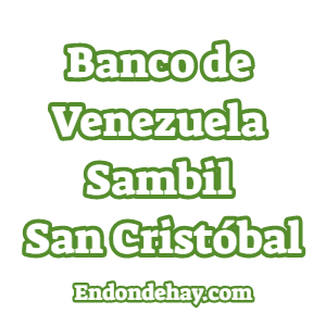 Banco de Venezuela Sambil San Cristóbal