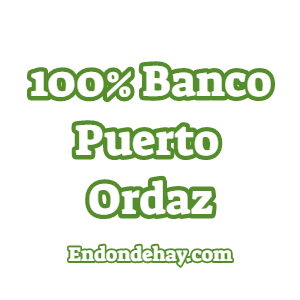 100 Banco Puerto Ordaz