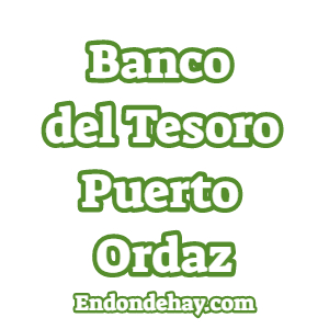 Banco del Tesoro Puerto Ordaz