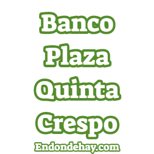 Banco Plaza Quinta Crespo