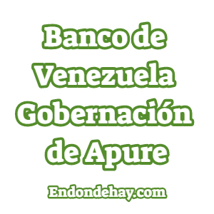 Banco de Venezuela Gobernación de Apure