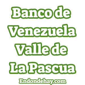 Banco de Venezuela Valle de La Pascua Avenida Las Industrias