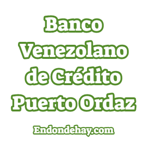Banco Venezolano de Crédito Puerto Ordaz