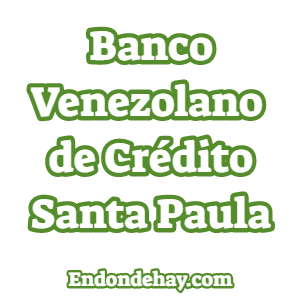 Banco Venezolano de Crédito Santa Paula