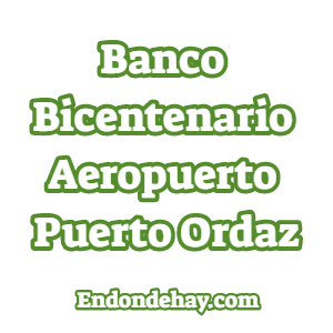 Banco Bicentenario Aeropuerto Puerto Ordaz