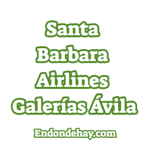Santa Barbara Airlines Galerías Ávila