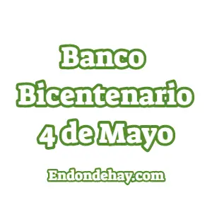 Banco Bicentenario 4 de Mayo