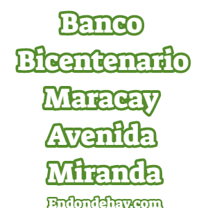 Banco Bicentenario Maracay Avenida Miranda