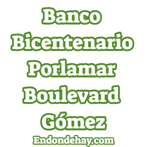 Banco Bicentenario Porlamar Boulevard Gómez