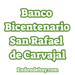 Banco Bicentenario San Rafael de Carvajal