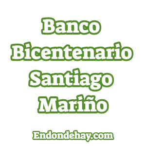 Banco Bicentenario Santiago Mariño