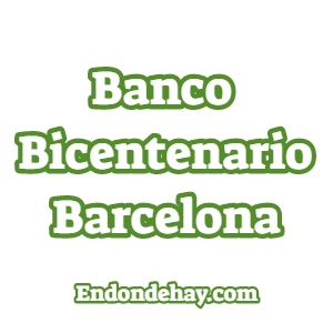 Banco Bicentenario Barcelona