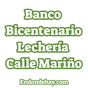 Banco Bicentenario Lechería Calle Mariño