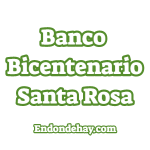 Banco Bicentenario Santa Rosa