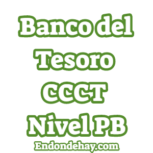Banco del Tesoro CCCT Nivel PB