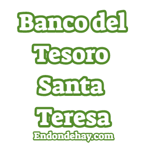 Banco del Tesoro Santa Teresa