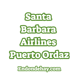 Santa Barbara Airlines Puerto Ordaz
