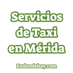 Servicios de Taxi en Mérida