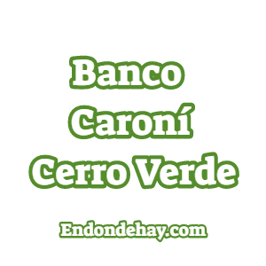 Banco Caroní Cerro Verde