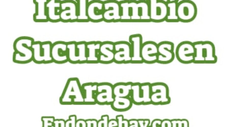Italcambio Sucursales en el Estado Aragua Casa de Cambio Remesas