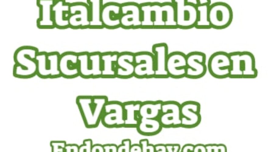 Italcambio Sucursales en el Estado Vargas Casa de Cambio Remesas