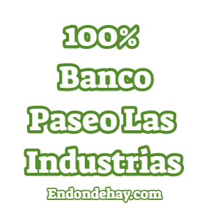 100 Banco Paseo Las Industrias 100% Banco