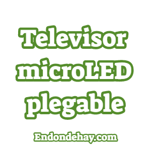 Televisor microLED plegable