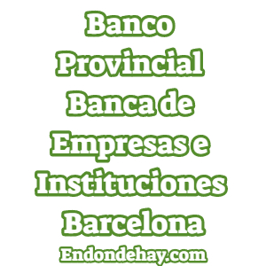 Banco Provincial Banca de Empresas e Instituciones Barcelona